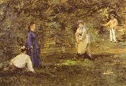 Edouard Manet Croquet-Partie Sweden oil painting artist